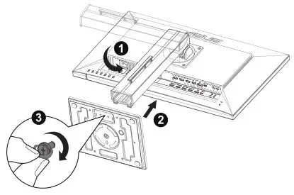 ASUS PB279 Series LCD Monitor - Assembling the monitor base