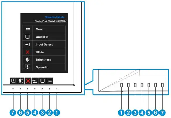ASUS PB279 Series LCD Monitor - Using the Controls button
