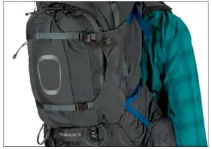 OSPREY AETHER Plus 100 Backpacking Pack-- DUAL STRAIGHTJACKET COMPRESSION STRAPS