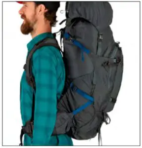 OSPREY AETHER Plus 100 Backpacking Pack-- DUAL UPPER AND LOWER