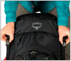 OSPREY AETHER Plus 100 Backpacking Pack-- FLAPJACKET COVER