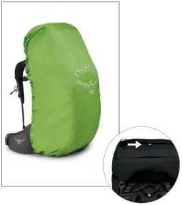 OSPREY AETHER Plus 100 Backpacking Pack-- RAINCOVER