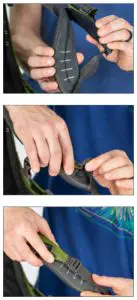 OSPREY AETHER Plus 100 Backpacking Pack-- To adjust the shoulder strap