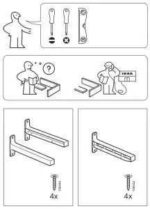 IKEA GRANHULT Bracket Nickel Plated - fig 1