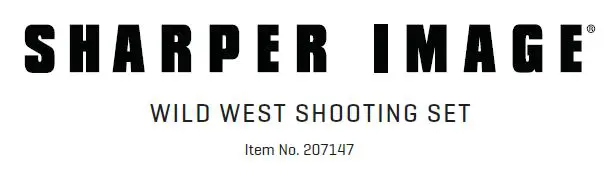 Sharper Image Wild west Shooting Set