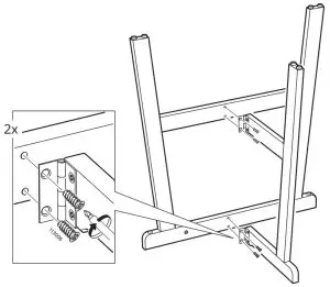 IKEA ASKHOLMEN Table for Wall Outdoor--AVERTISM