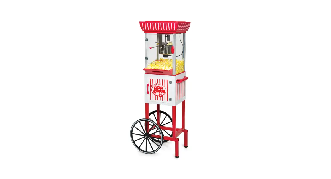 Nostalgia Nkpcrt25rw Vintage 2.5 Oz. Popcorn Cart Instructions