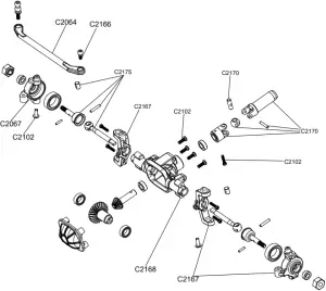 Hilux 1983 - FRONT AXLE GROUP