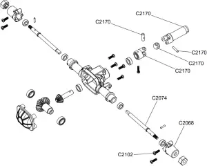 Hilux 1983 - REAR AXLE GROUP
