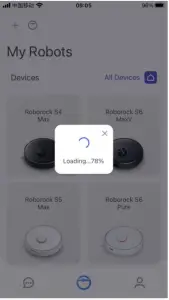 Connect robot cleaner