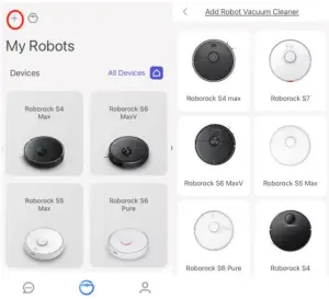 Connect robot cleaner