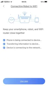 Connect robot cleaner