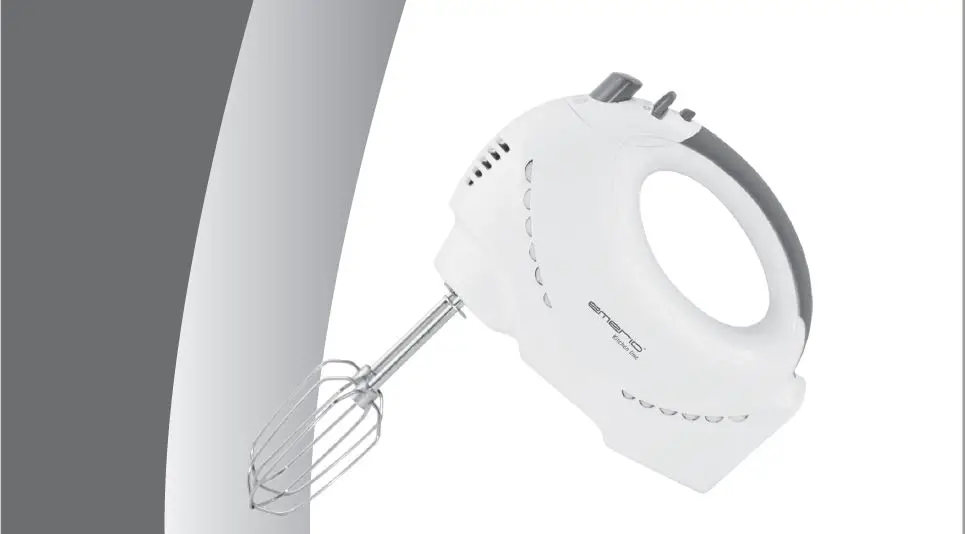 Emerio Hm-104209 Hand Mixer Instruction Manual