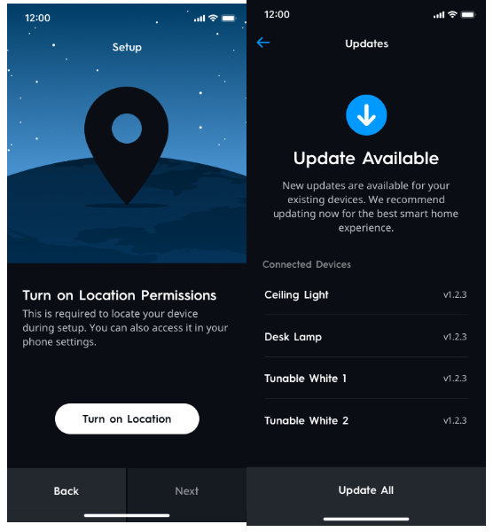 Connect through Bluetooth