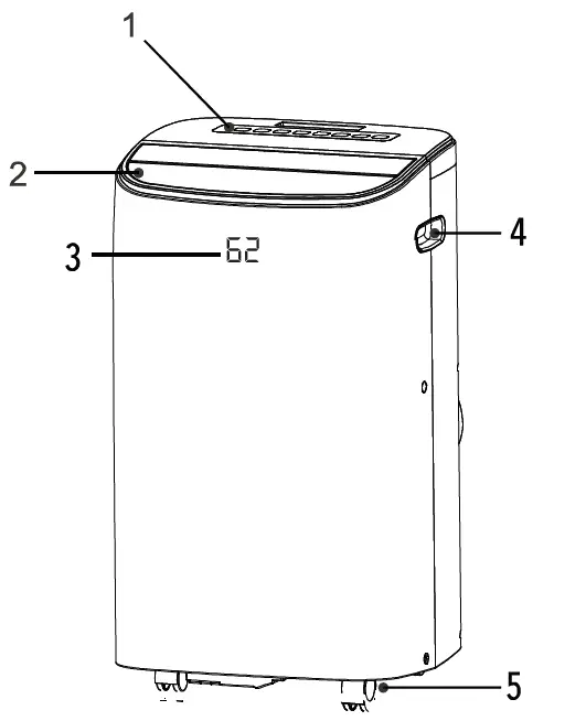 Whynter ARC-147WF 14000 BTU Dual Hose Portable Air Conditioner fig1