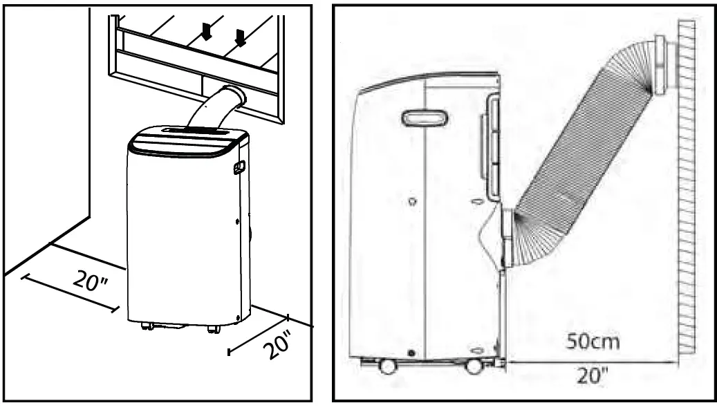 Whynter ARC-147WF 14000 BTU Dual Hose Portable Air Conditioner fig3