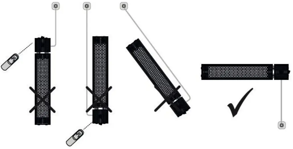 ecostrad AH24 Sunglo Infrared Heater with Remote - level