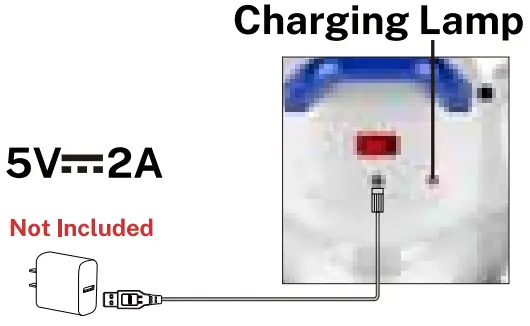 Ruko 7088 RC Robot Toys for Kids - lamp