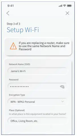 WABASH COMMUNICATIONS Setting up your Wi Fi and App User Guide - Tap the QR code that appears