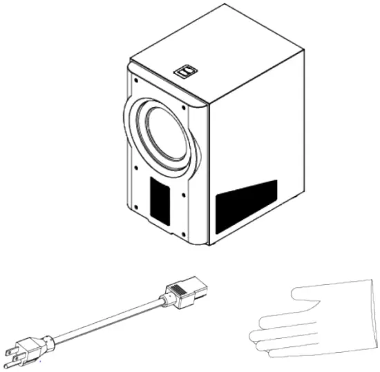 Subwoofer box contents