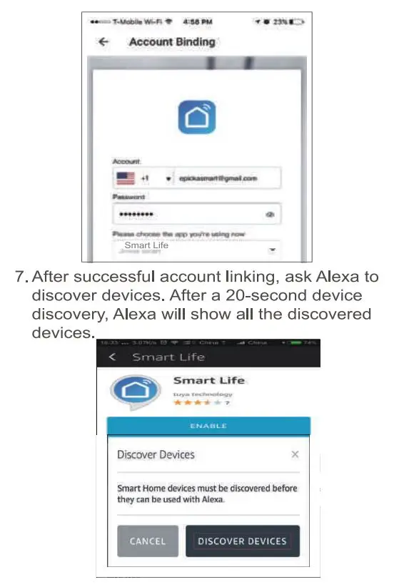 Shenzhen Eastkame Technology EK-WI4023 Wifi Touch Switch Instruction Manual - How to connect your smart switch to amazon Alexa