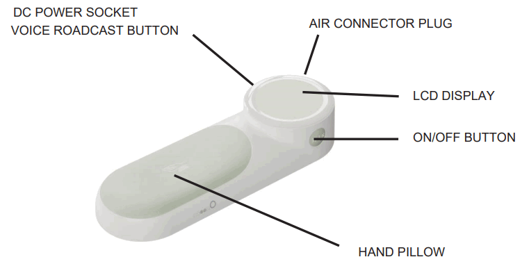 moonO LC BP01 Blood Pressure Monitor - Components