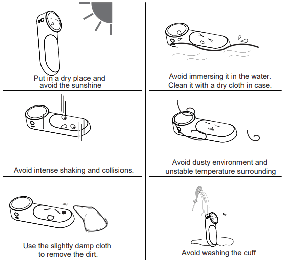 moonO LC BP01 Blood Pressure Monitor - below