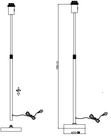QAZQA 91794 Floor Lamp Adjustable fig2