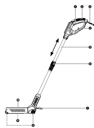 PARKSIDE-PUV-1100-A1-Electric-Weed-Burner -fig 1