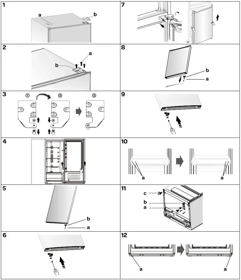 INVENTUM RR2600 Freestanding Fridge Freezer - door