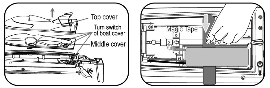 Feilun FT012 High Speed Racing Boat - fig3