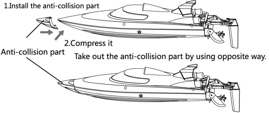 Feilun FT012 High Speed Racing Boat - fig5