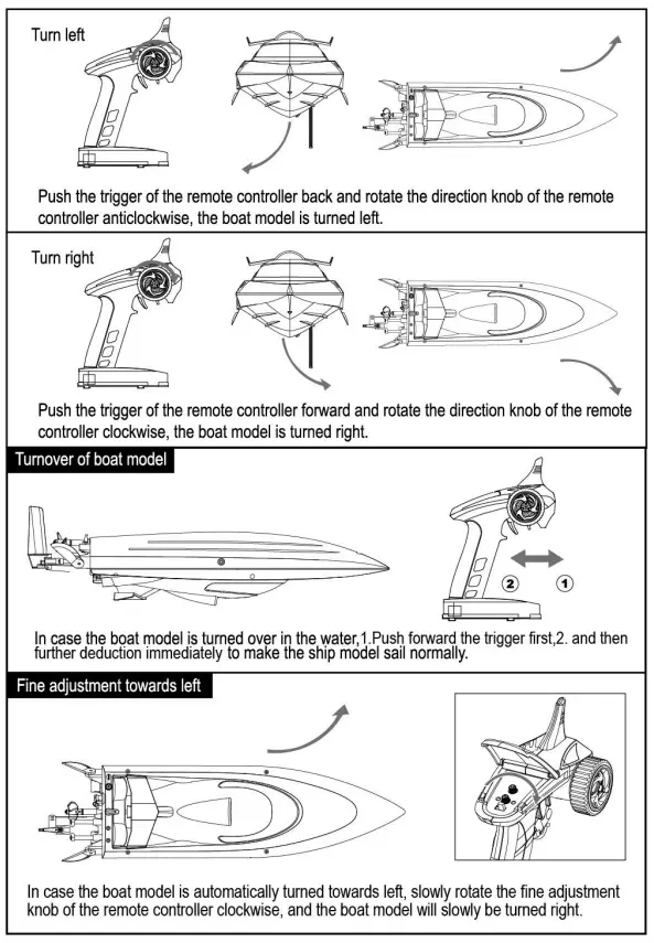 Feilun FT012 High Speed Racing Boat - fig7