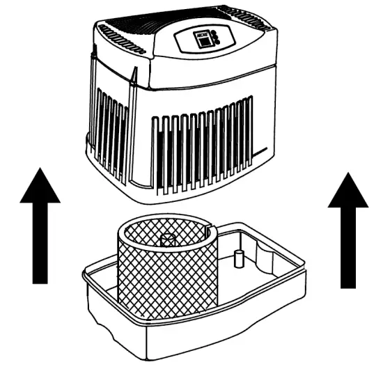 AIRCARE MA0800 Mini-Console Evaporative Humidifier fig 10