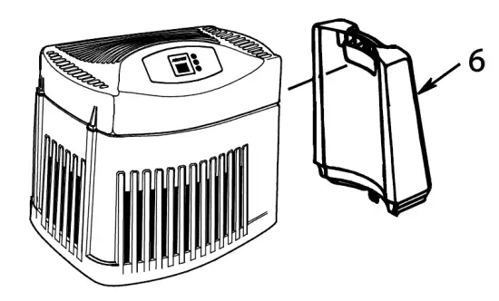 AIRCARE MA0800 Mini-Console Evaporative Humidifier fig 12