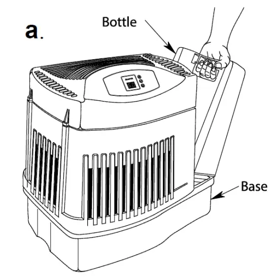 AIRCARE MA0800 Mini-Console Evaporative Humidifier fig 2