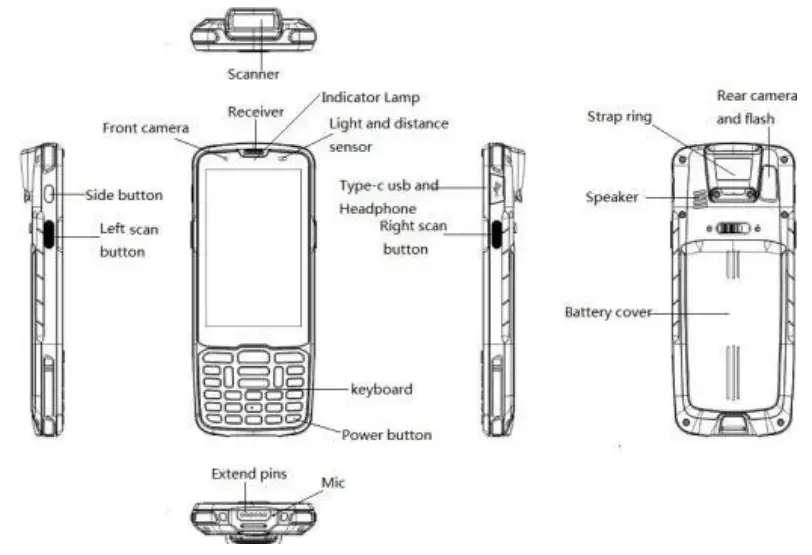 XCHENG TECH T5 Mobile Phone-