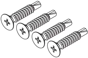 Barrette EPN-51795 Flip Latch Screws