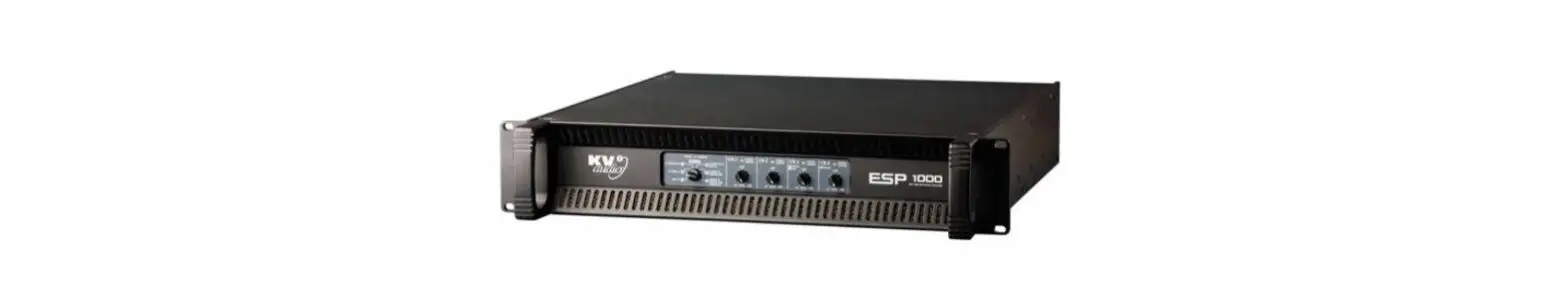 Kv2 Audio Esp1000 4-channel Rack Mountable Power Amplifier User Guide
