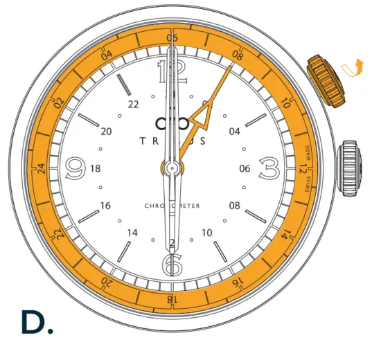 Adjusting the internal bezel