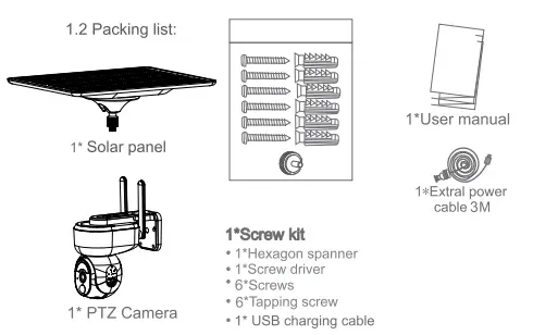YGHSZ-S30WIFI-WiFi-Intelligent-Solar-Energy-Alert-PTZ-Camera-FIG-1