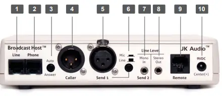 JK Audio Broadcast Host Analog Desktop Digital Hybrid-fig5