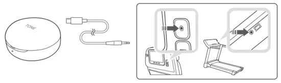 Connect the AUX side