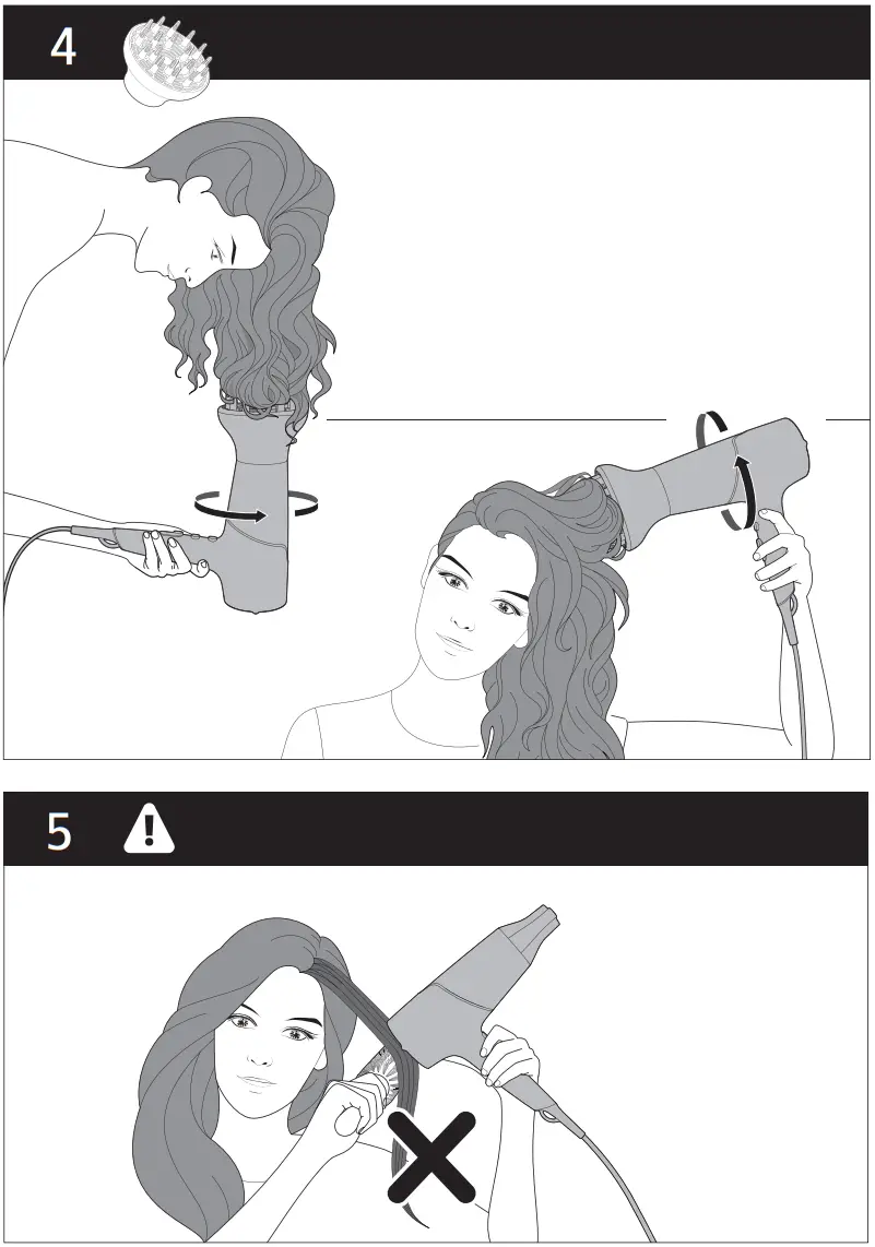 PHILIPS BHD530 Hair Dryer Thermo Shield - FIG 3