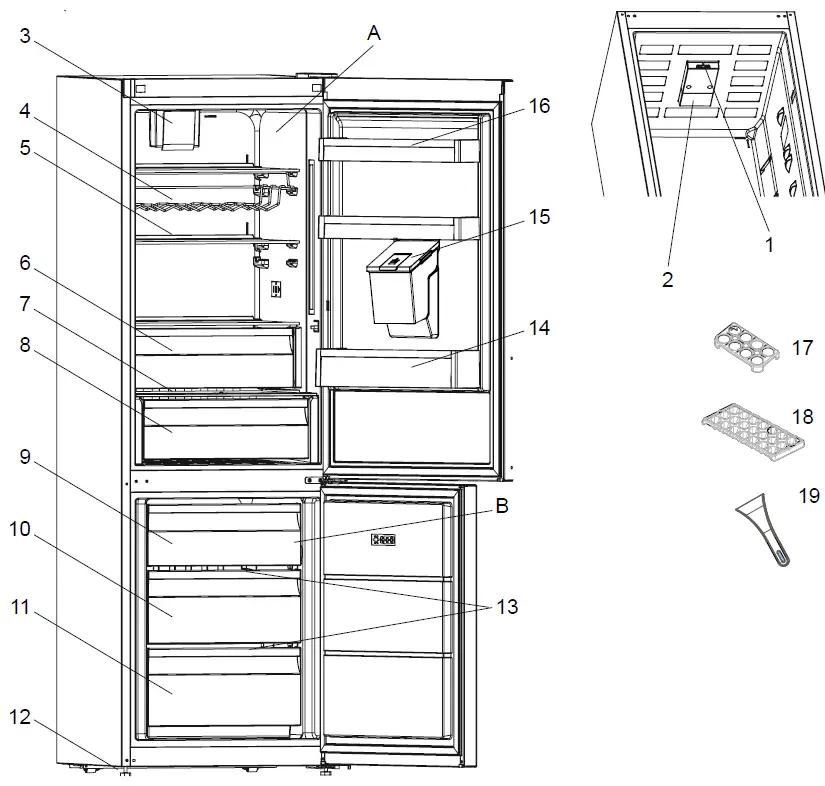 koncar HC1A60348SFDN REFRIGERATOR-7