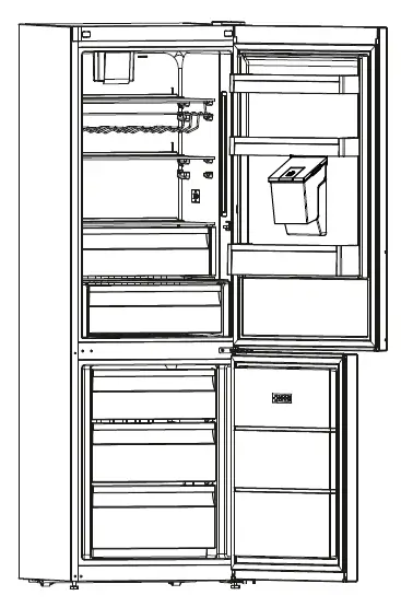 koncar HC1A60348SFDN REFRIGERATOR