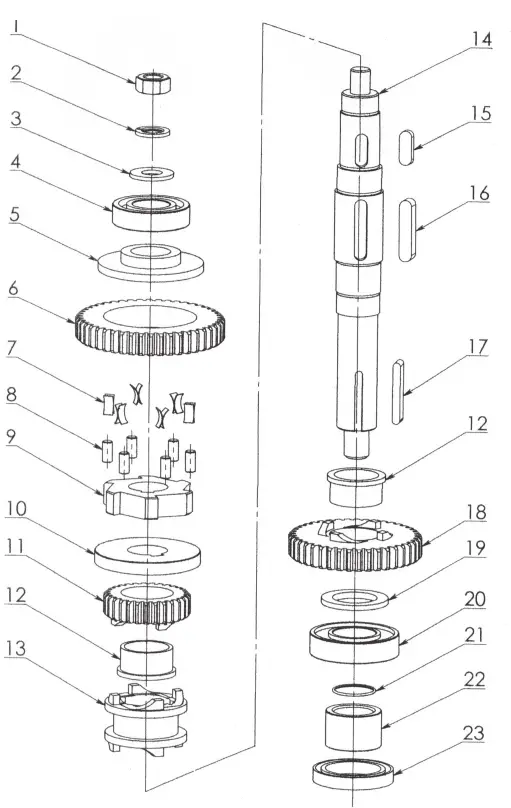 AVANTCO MX40 Gear Driven 40 Quart Commercial Mixer - fig 4