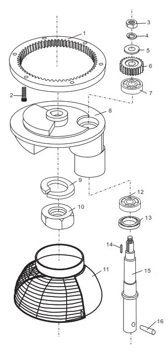AVANTCO MX40 Gear Driven 40 Quart Commercial Mixer - fig13