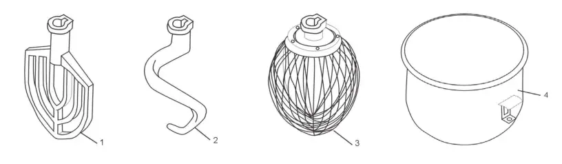 AVANTCO MX40 Gear Driven 40 Quart Commercial Mixer - icon 1