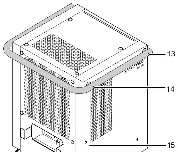 Trotec TTK 900 MP dehumidifier construction dryers - fig3